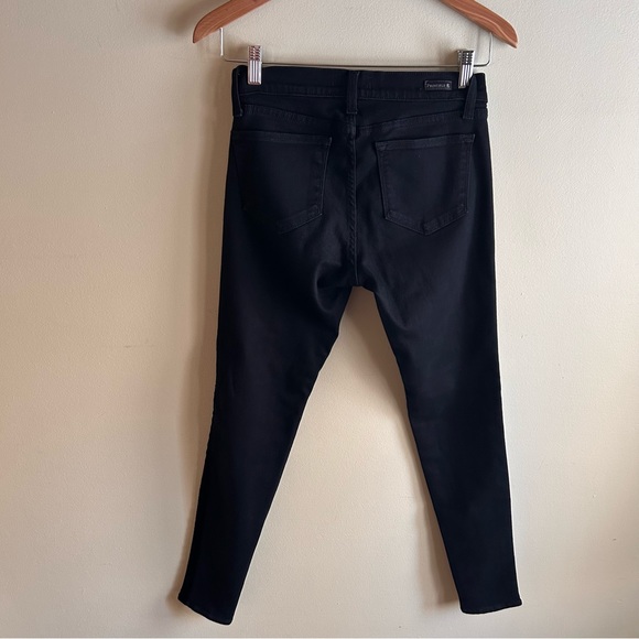 Principle Denim Innovators~Dreamer Black Velvet Tuxedo Stripe Skinny Jeans in 28 - Picture 6 of 16